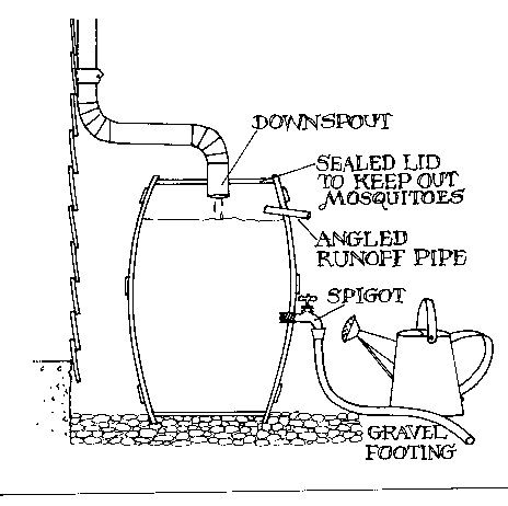 Rain Barrel Diagram
