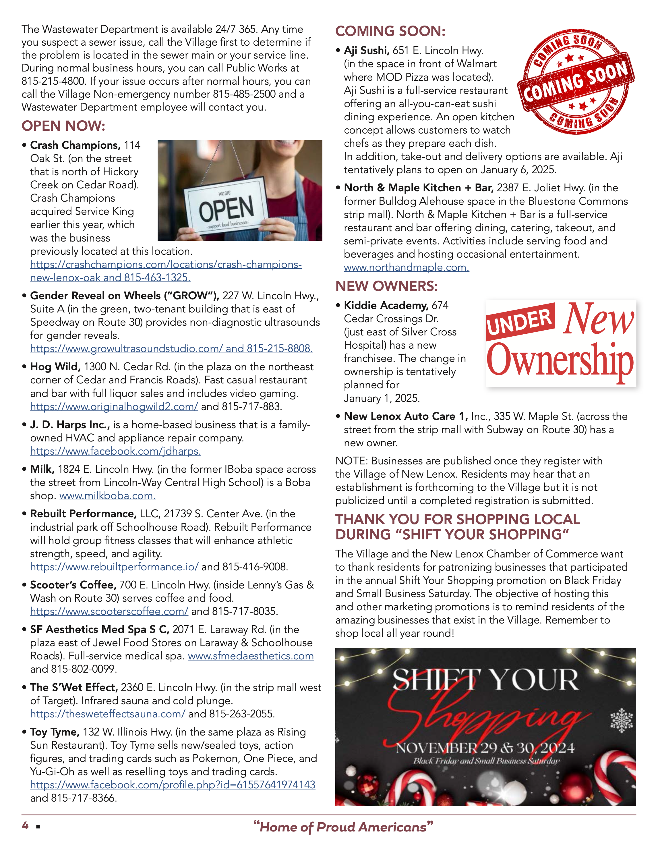 Villager Newsletter Page 4